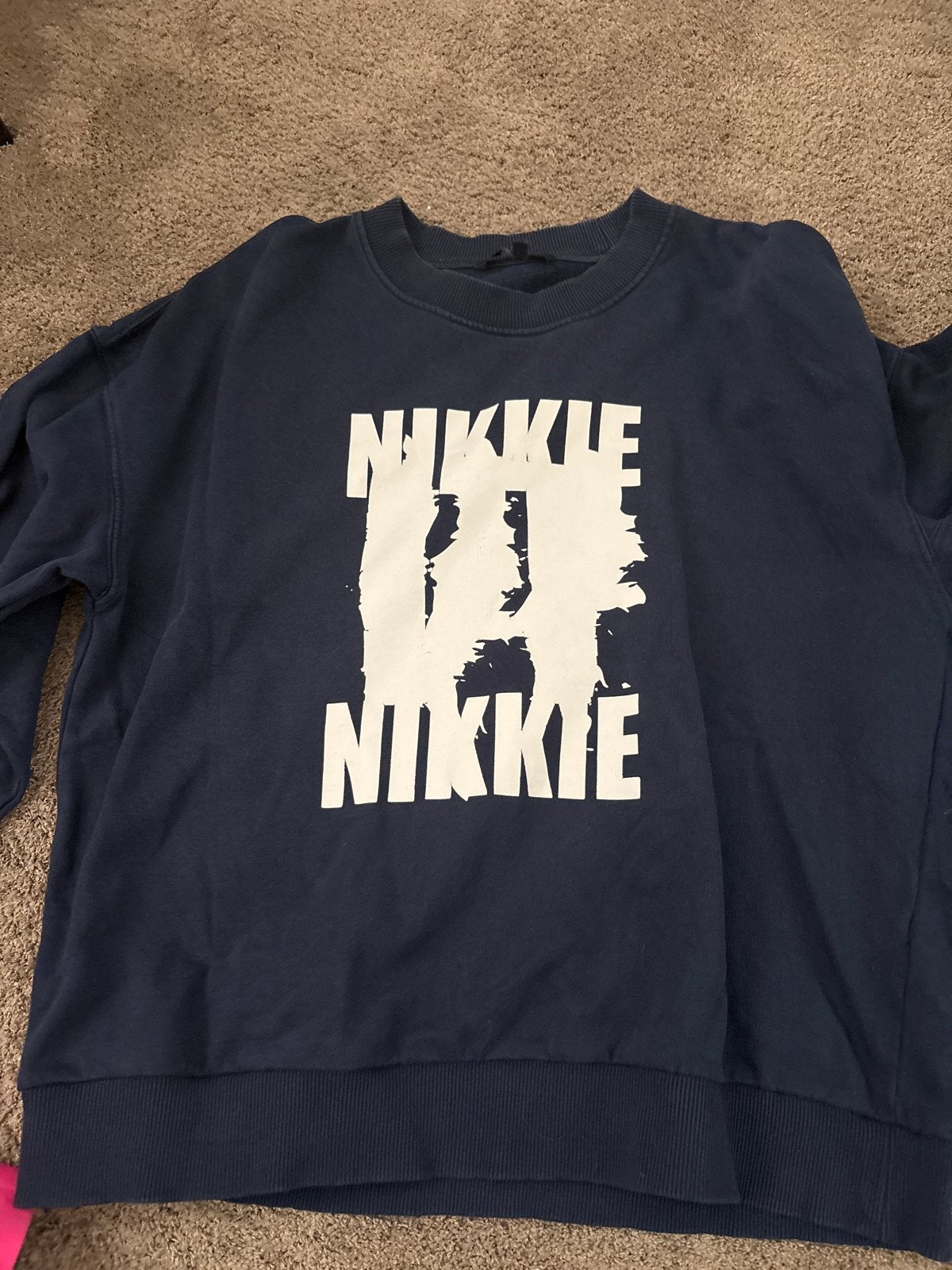 Nikkie sweater maat 42, Ophalen of Verzenden, Gedragen, Maat 42/44 (L), Blauw