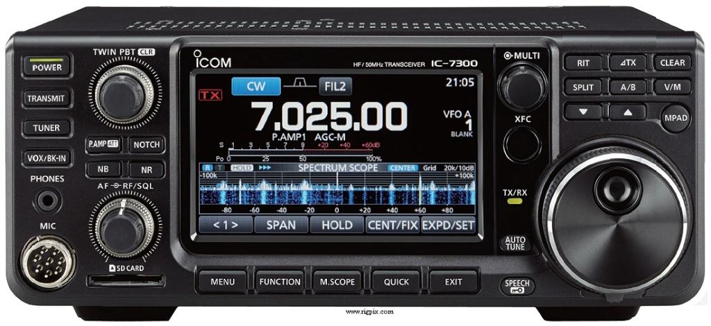 ICOM IC-7300 HF set [ RUIL OF INRUIL KAN ], Ophalen, Zo goed als nieuw, Zender en Ontvanger