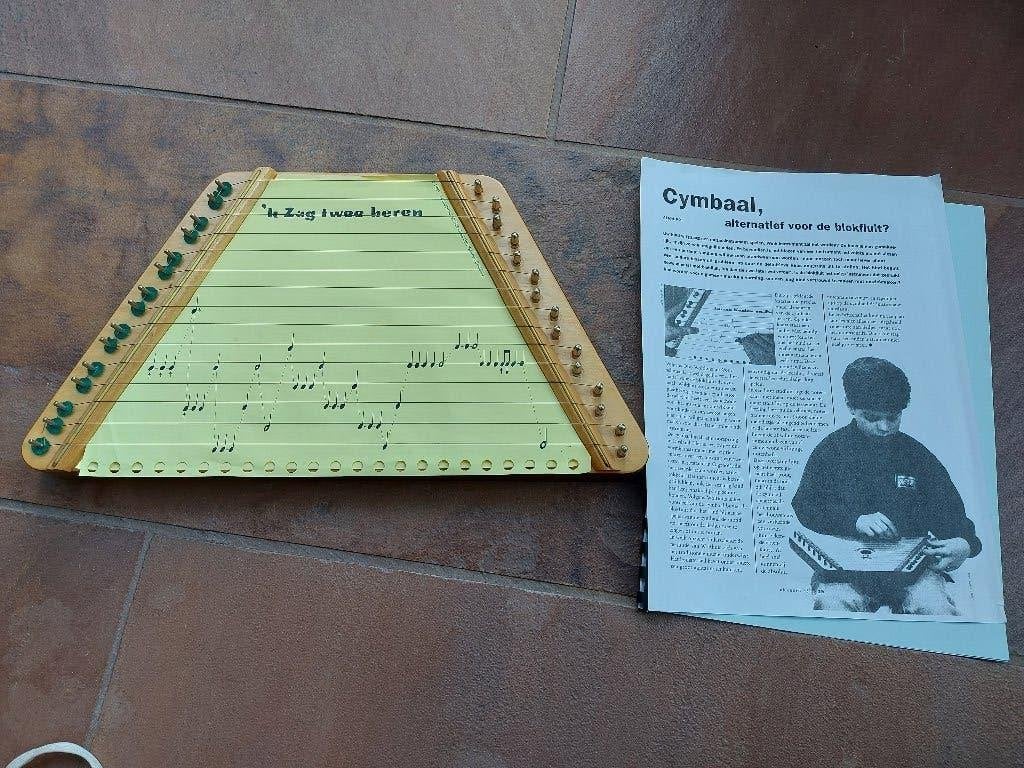 cymbaal muziek instrument kinderharp, Kinderen en Baby's, Ophalen of Verzenden, Zo goed als nieuw, Jongen of Meisje