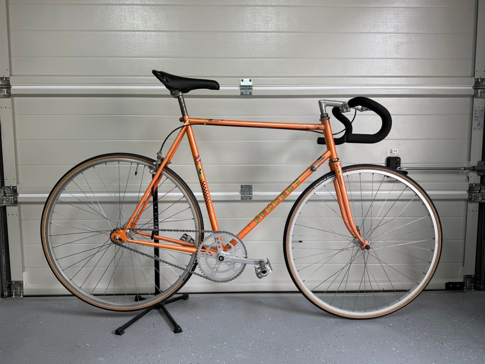Oldtimer Peugeot Course singlespeed racefiets - Maat 58ct, Fietsen en Brommers, Staal, Zo goed als nieuw, 57 tot 61 cm, Ophalen