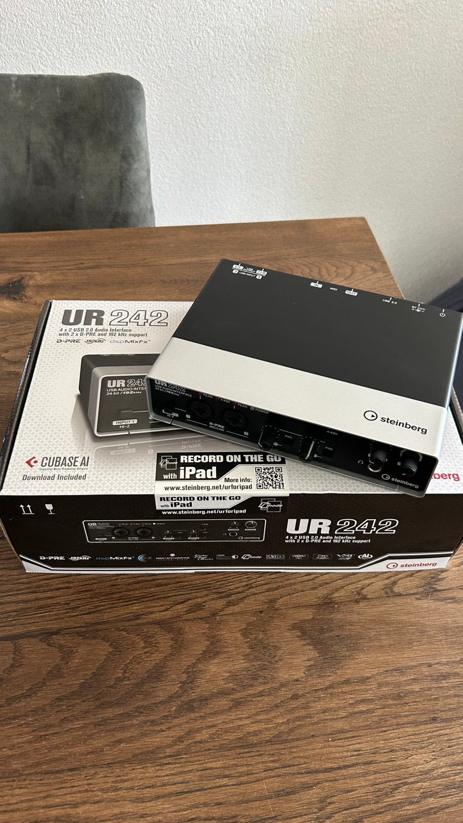 Steinberg ur 242 audio interface, Ophalen, Zo goed als nieuw