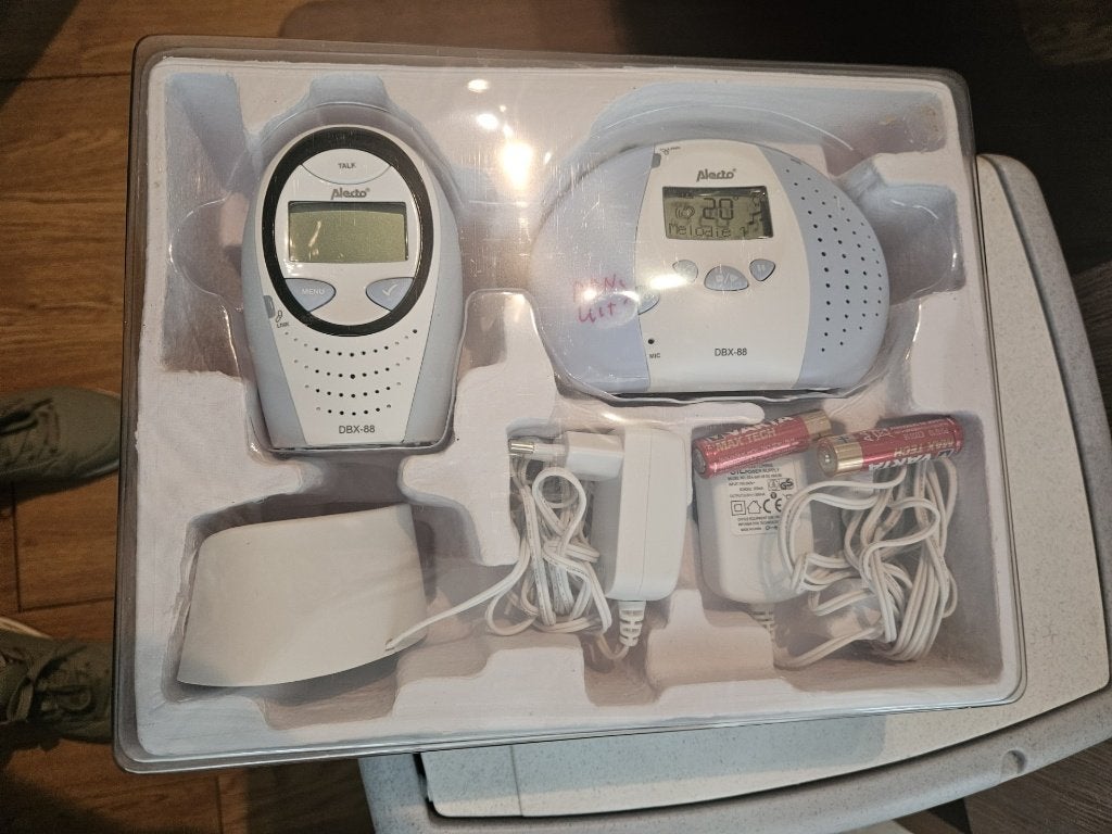 babyfoon Alecto DBX-88 eco dect, Kinderen en Baby's, Babyfoons, Ophalen, Nieuw, Minder dan 100 meter