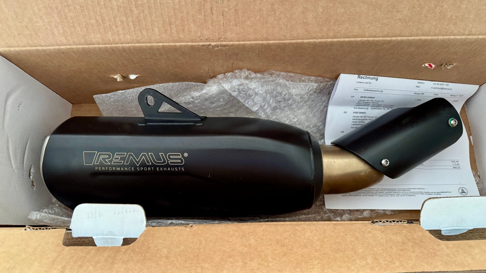 Remus Sportuitlaat voor Honda CB750 Hornet (2023-), Ophalen, Gebruikt