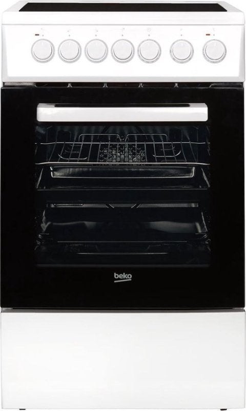 Beko keramisch fornuis FSM57100GW - 50 cm