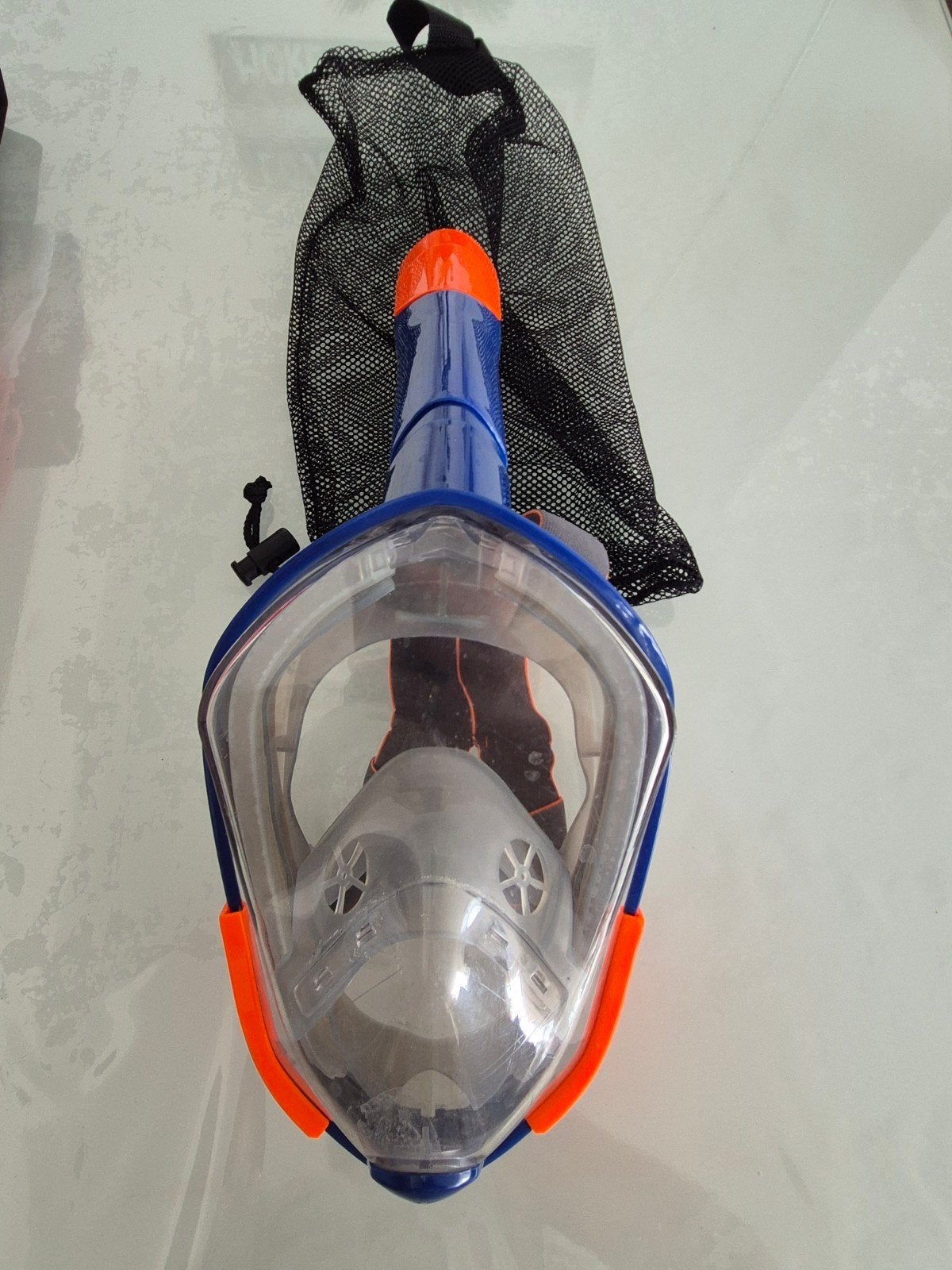 Volgelaats snorkelmasker, Ophalen of Verzenden, Gebruikt, Snorkelmasker