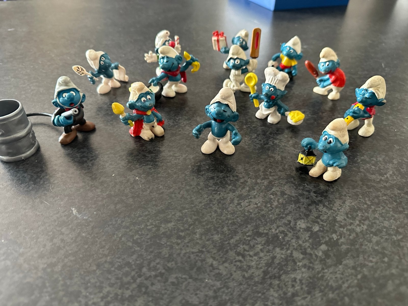Partij Smurfen., Ophalen of Verzenden, Gebruikt, Verschillende Smurfen, Poppetje, Figuurtje of Knuffel