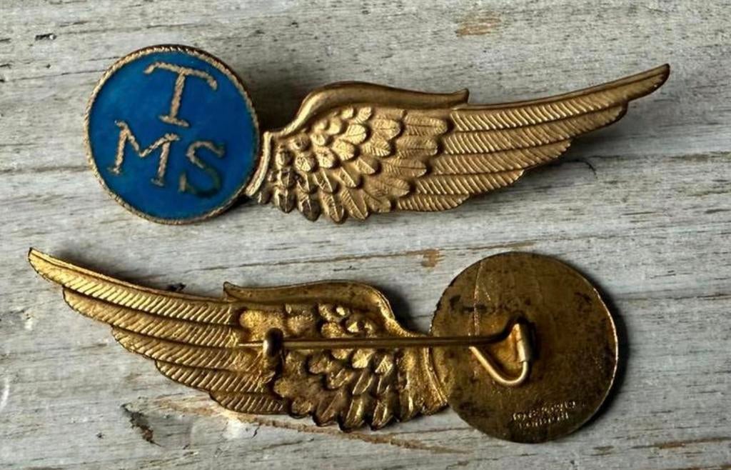 Marine MLD Brevet Luchtvarenden TMS WWII, Verzamelen, Verzenden, Marine, Nederland, Embleem of Badge