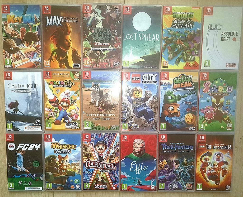 18 Nintendo switch games goedkoop 16 euro per stuk uitzoeken, Spelcomputers en Games, 1 speler, Ophalen of Verzenden, Zo goed als nieuw