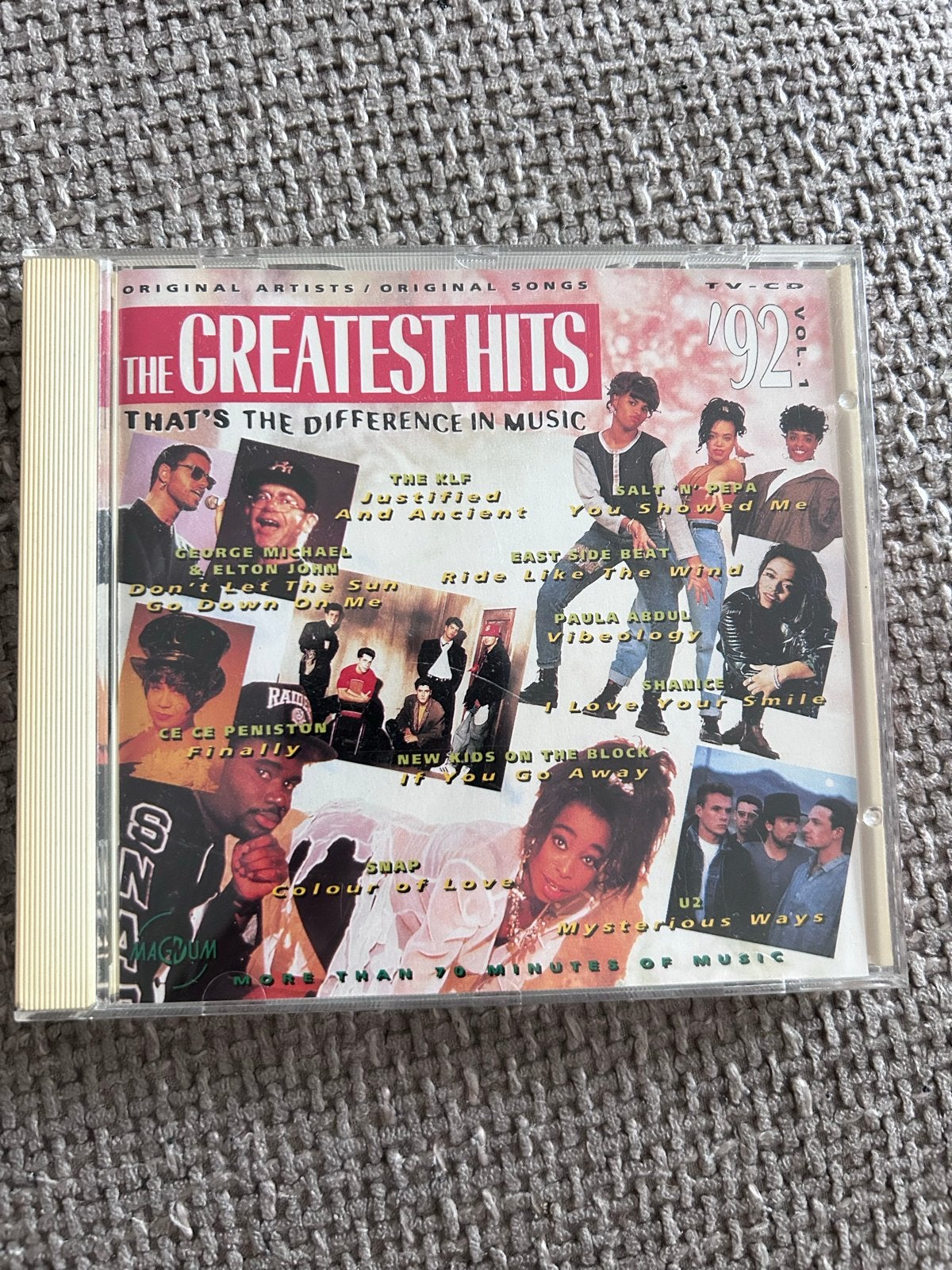 The Greatest Hits '92 Vol. 1 Diverse Artiesten CD, Pop, Ophalen of Verzenden, Zo goed als nieuw, Verzamelalbum