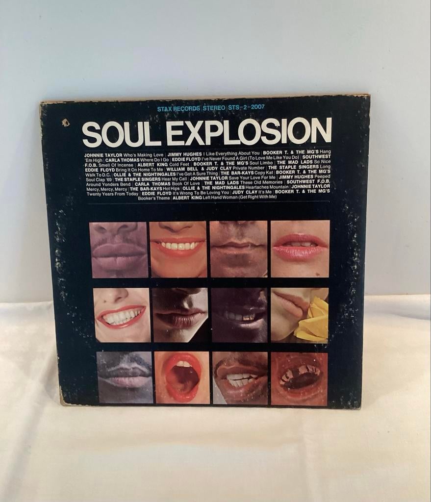 Soul Explosion Dubbel LP - Stax Records Stereo STS-2-2007, Cd's en Dvd's, Ophalen of Verzenden, Gebruikt, 12 inch