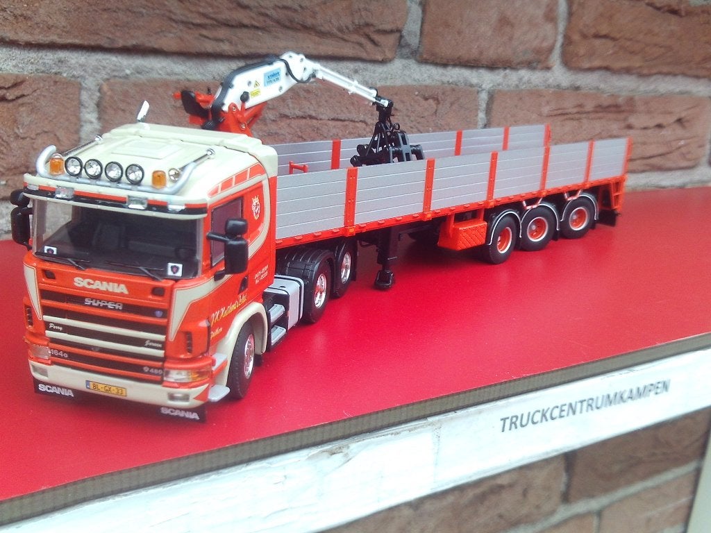 WSI  Scania  R4  Flat  Roof  6 x 2  van  Huskens., Ophalen of Verzenden, Nieuw, Bus of Vrachtwagen, Wsi