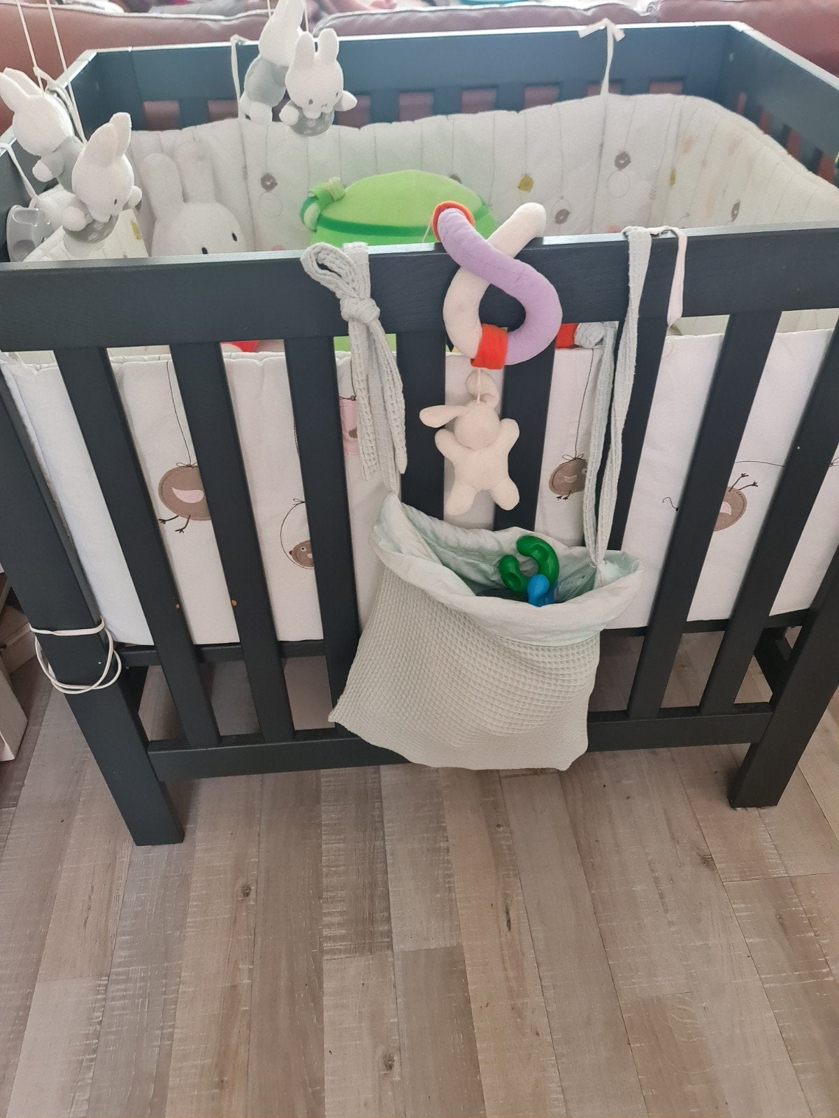 Donkergrijs box, Kinderen en Baby's, Boxen, Ophalen, Gebruikt