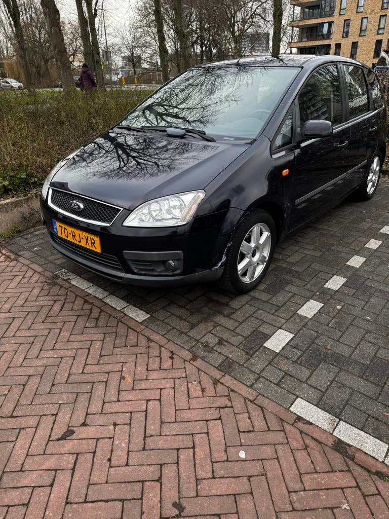 Ford C-Max 1.6 pas nieuwe Apk, Auto's, Voorwielaandrijving, 1596 cc, 4 cilinders, Blauw