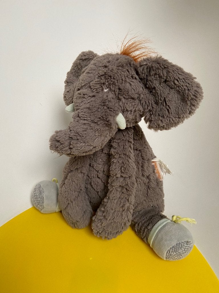 K2308 Moulin Roty olifant grijs, Kinderen en Baby's, Ophalen of Verzenden, Zo goed als nieuw, Olifant