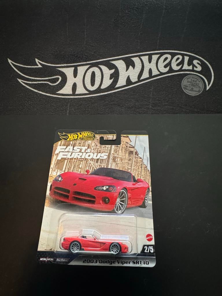Hot Wheels Fast & Furious 2003 Dodge Viper SRT 10, Ophalen of Verzenden, Nieuw, Auto
