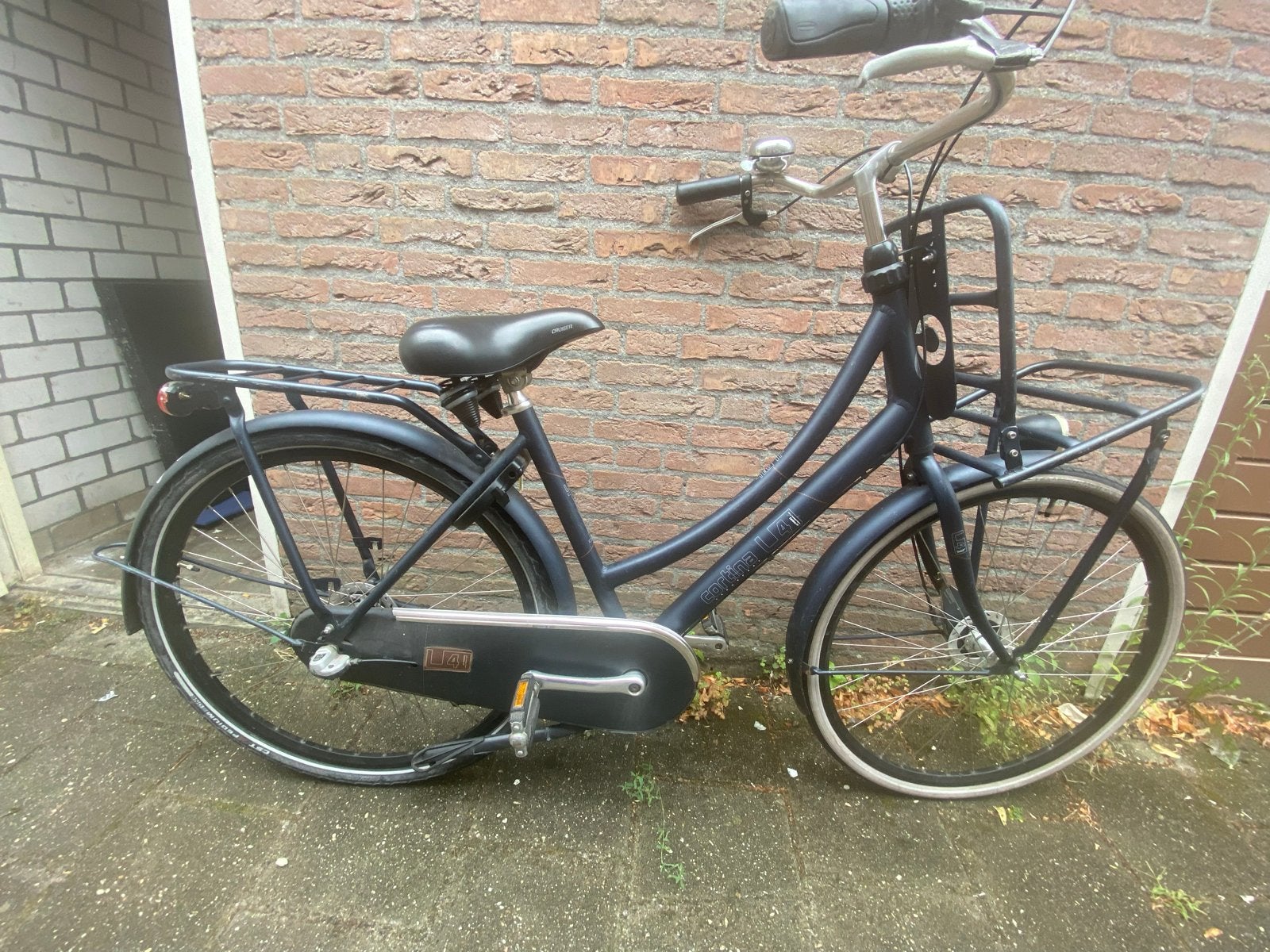 Cortina Omafiets met voordrager - Gebruikt, Ophalen, Terugtraprem, Gazelle, 53 tot 56 cm