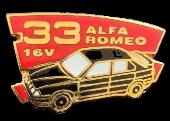 Alfa Romeo type 33 16V rood, Verzenden, Nieuw, Transport, Speldje of Pin