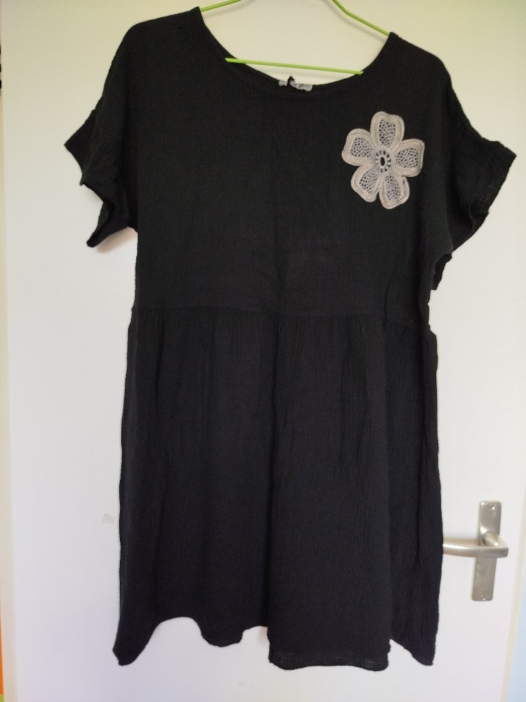 Damesjurk, Kleding | Dames, Jurken, Zwart, Maat 42/44 (L), Nieuw, Ophalen of Verzenden