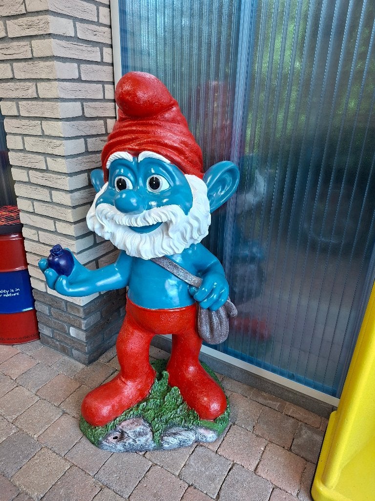 Grote smurf zeer zeldzaam 125 cm groot, Ophalen, Zo goed als nieuw, Dier
