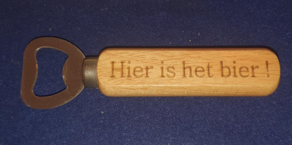 unieke flesopeners met houten handvat, Verzamelen, Biermerken, Nieuw, Overige merken, Ophalen of Verzenden