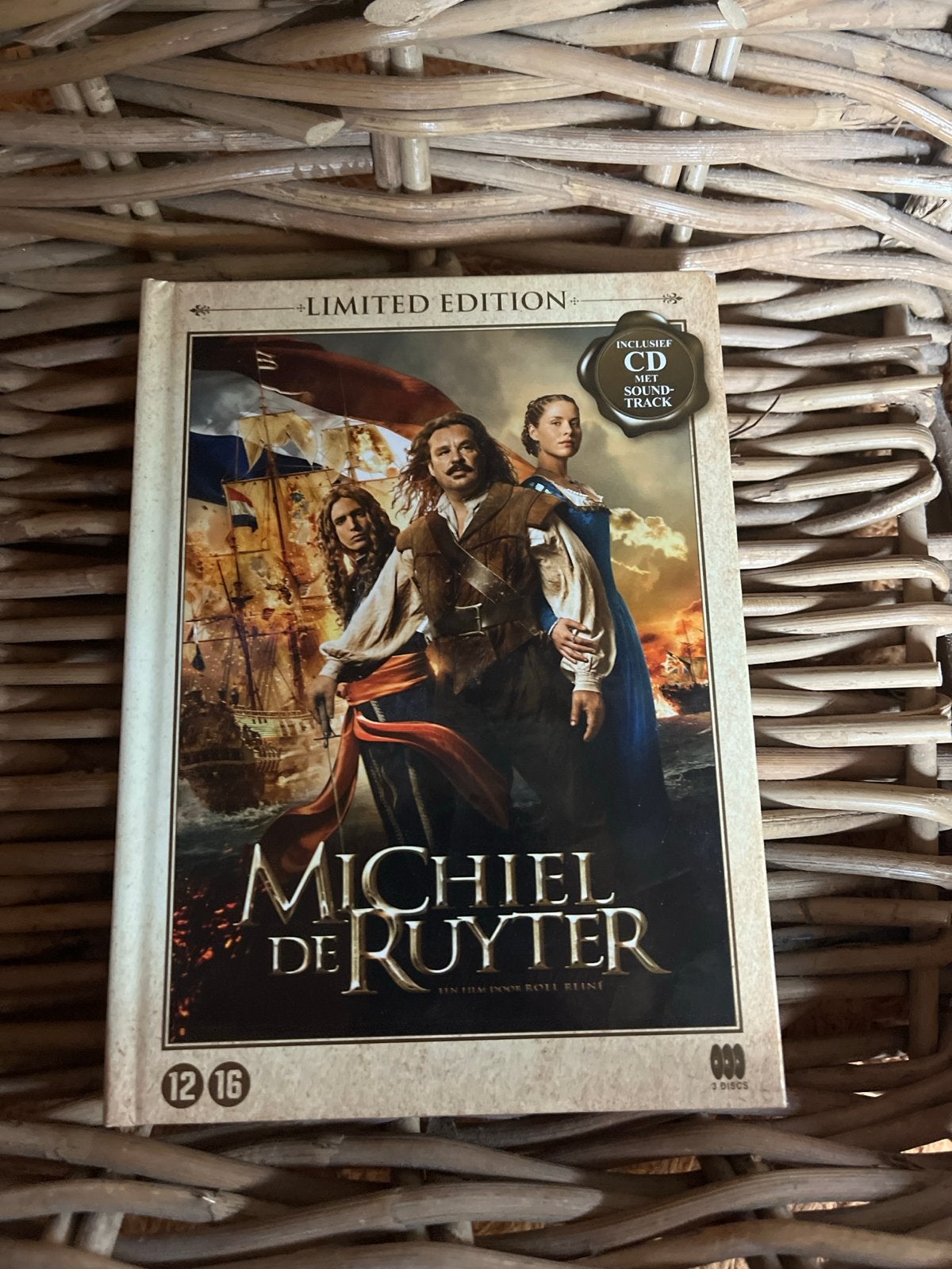 Michiel de Ruyter Limited Edition Blu-ray + Soundtrack CD, Bonusmateriaal, Nederlands, Zo goed als nieuw, Vanaf 12 jaar