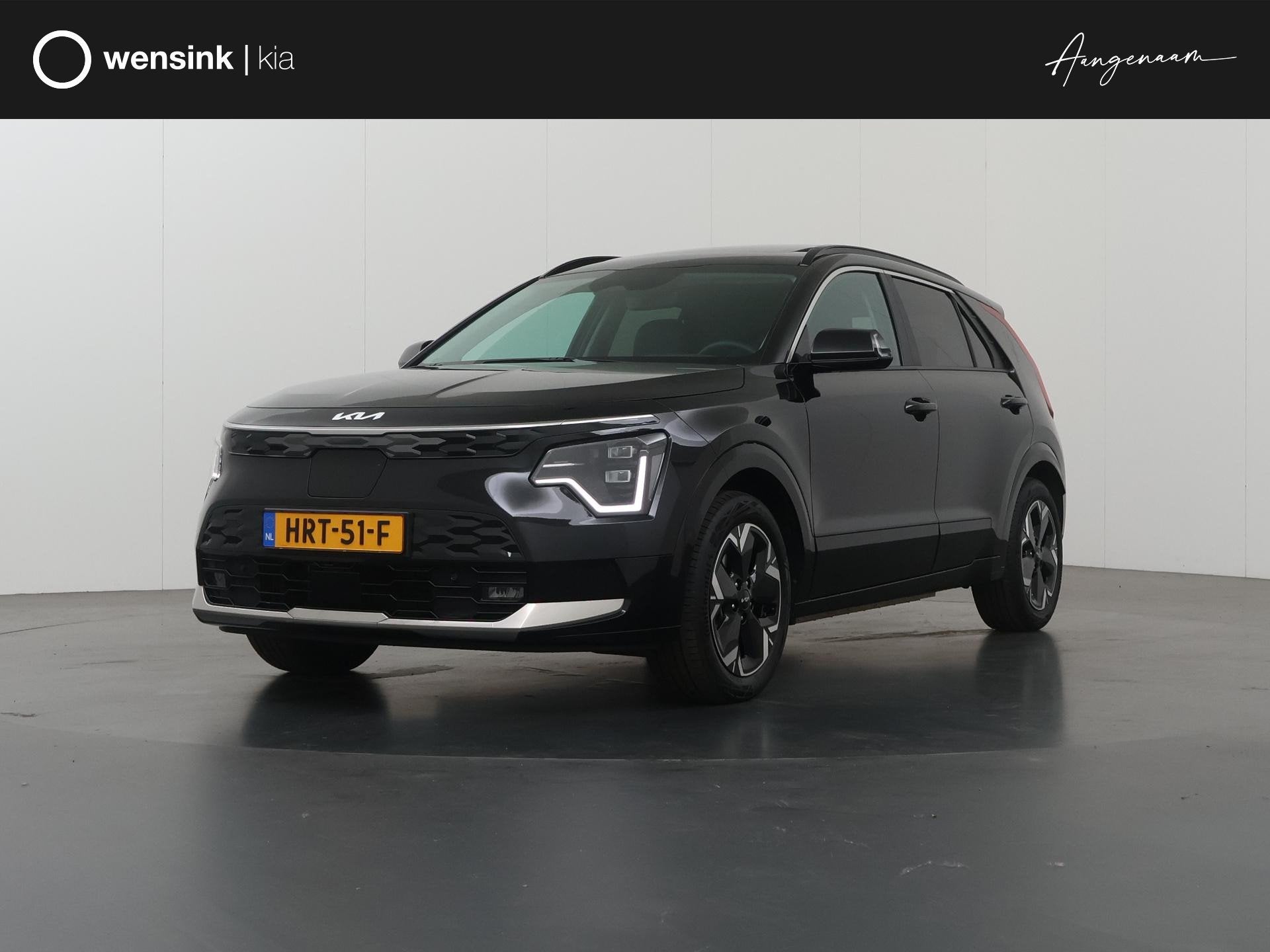 Kia Niro EV Plus Advanced 64.8 kWh | Panoramaschuifdak | Har, Auto's, Gebruikt, 750 kg, 1657 kg, Zwart