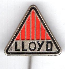 Lloyd zilverkleurig auto speldje ( B_222 ), Verzenden, Zo goed als nieuw, Transport, Speldje of Pin