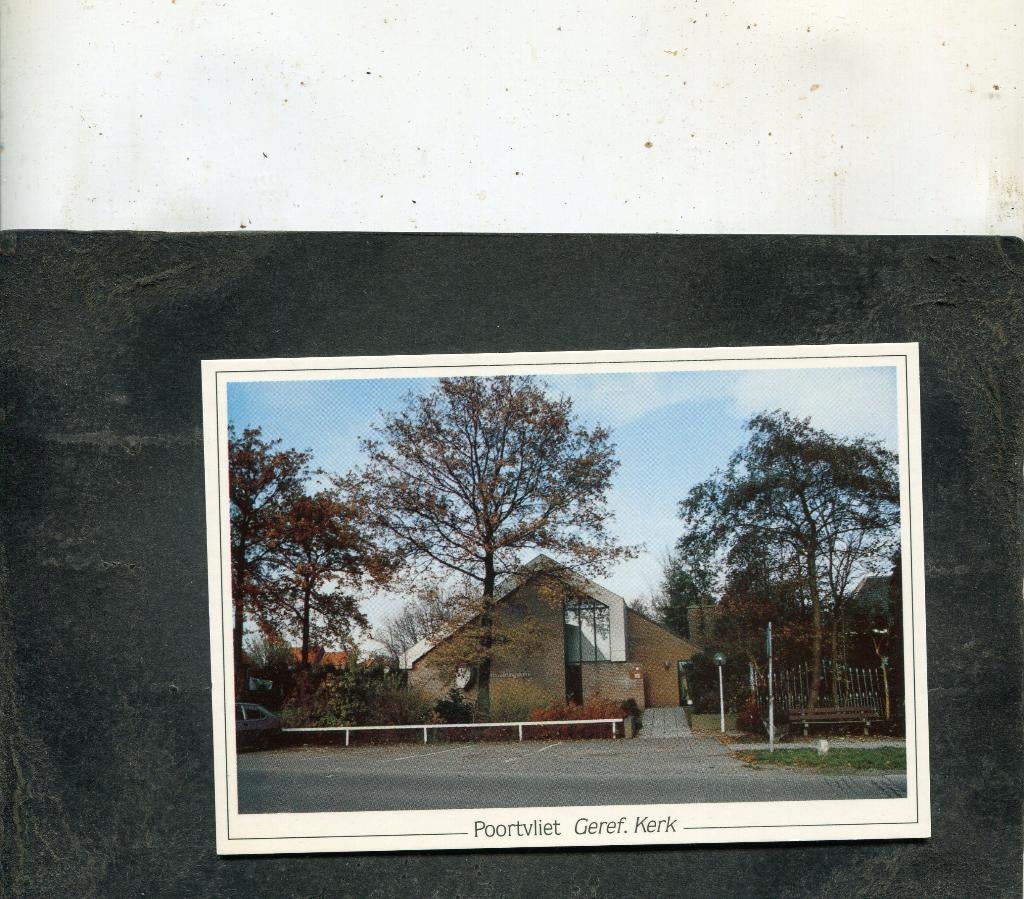 Ansicht Poortvliet - Gereformeerde Kerk, Verzamelen, Ansichtkaarten | Nederland, Verzenden, 1980 tot heden, Ongelopen