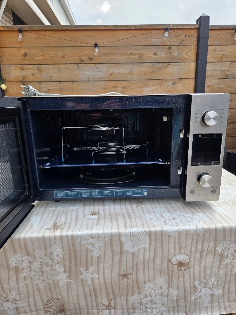 Samsung Combimagnetron MC455TERCSR RVS, Witgoed en Apparatuur, Magnetrons, Ophalen, Combimagnetron, Gebruikt, Hete lucht
