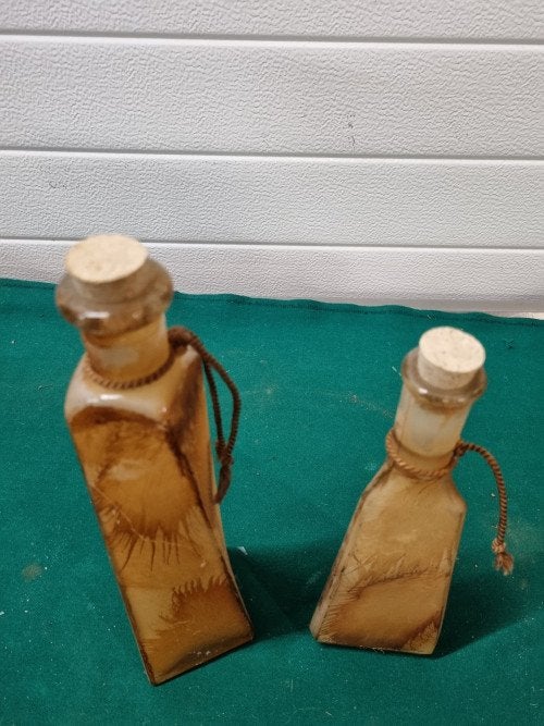 sier flessen bruin gevlamd, Ophalen of Verzenden, 'T Olde Gre-j, Info@toldegrej.nl, Endepoelstraat 20f Didam