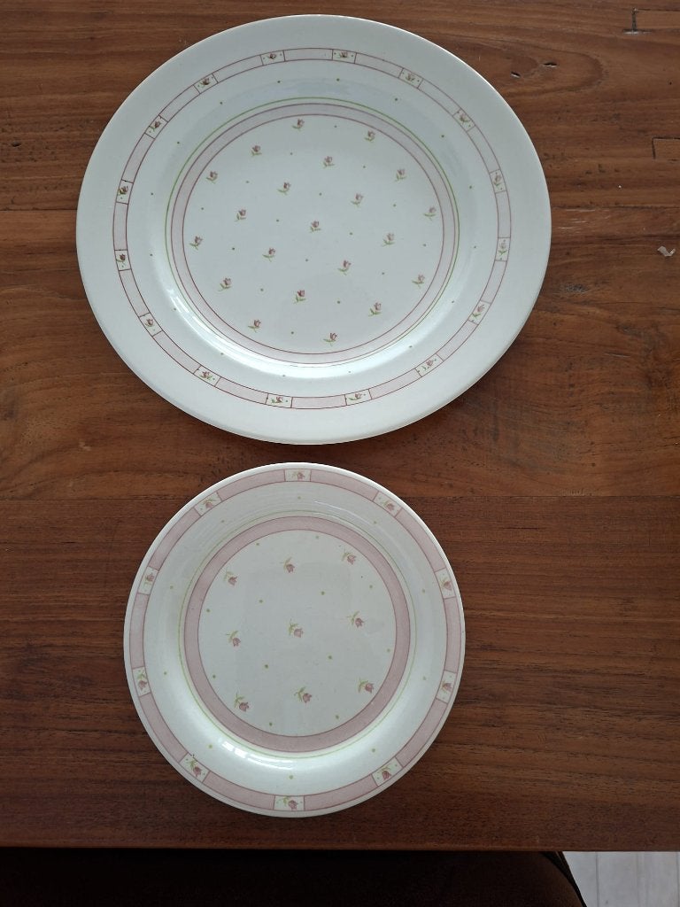 gebakschaal en bordjes, Ophalen