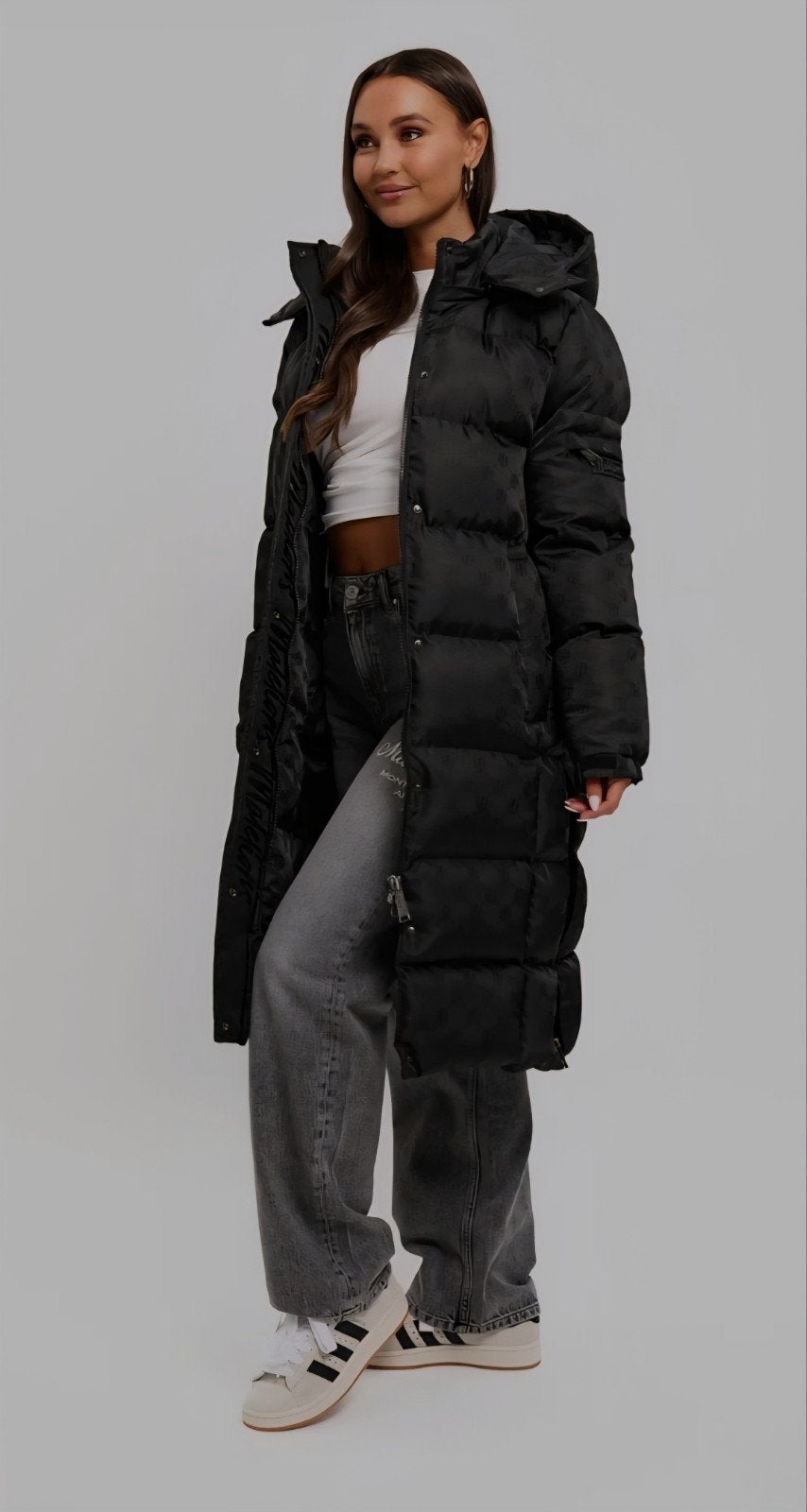 Malelions lange pufferjas zwart - Maat XL, Zwart, Maat 46/48 (XL) of groter, My Brand, Ophalen of Verzenden