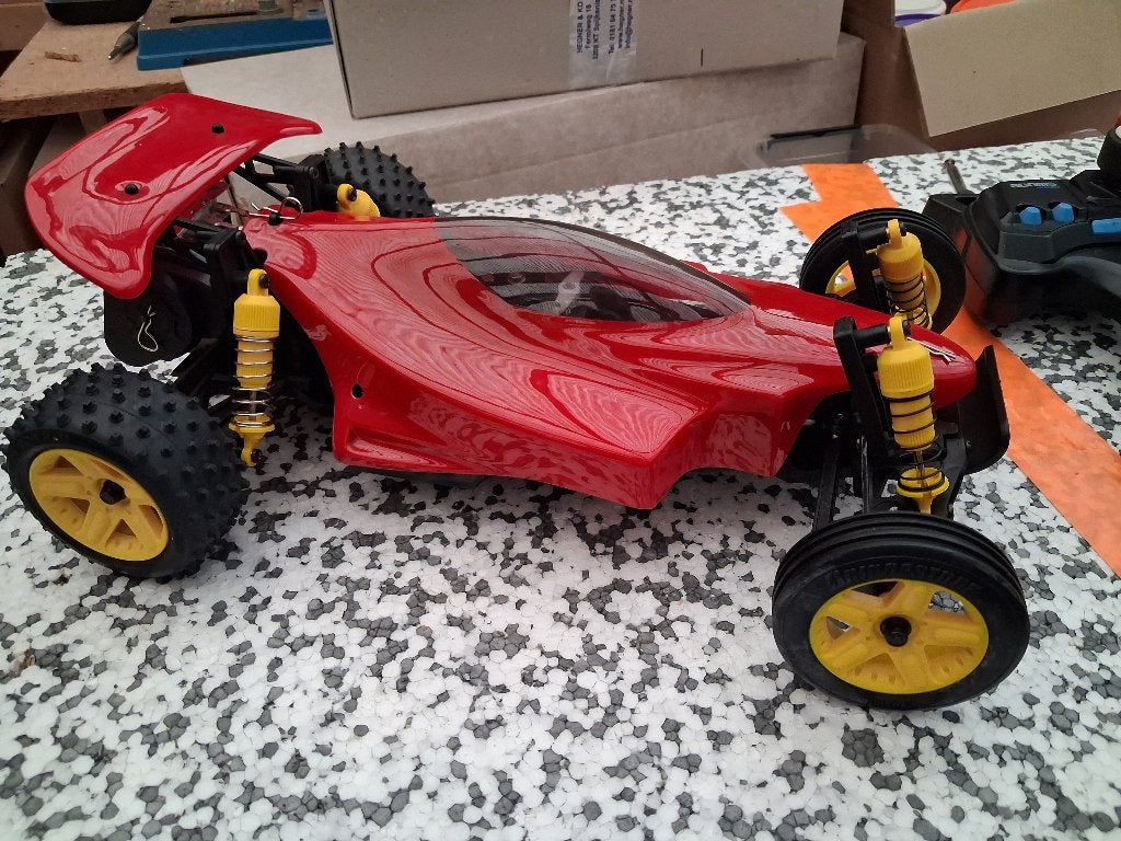 Kyosho Outrage 1/10 Buggy, Ophalen of Verzenden, Gebruikt, Overige typen, Onderdeel