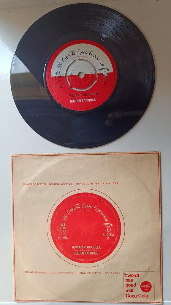 Golden Earrings - Things Go Better / Rum and Coca-Cola, Originele persing, 7 inch, Single, Ophalen of Verzenden