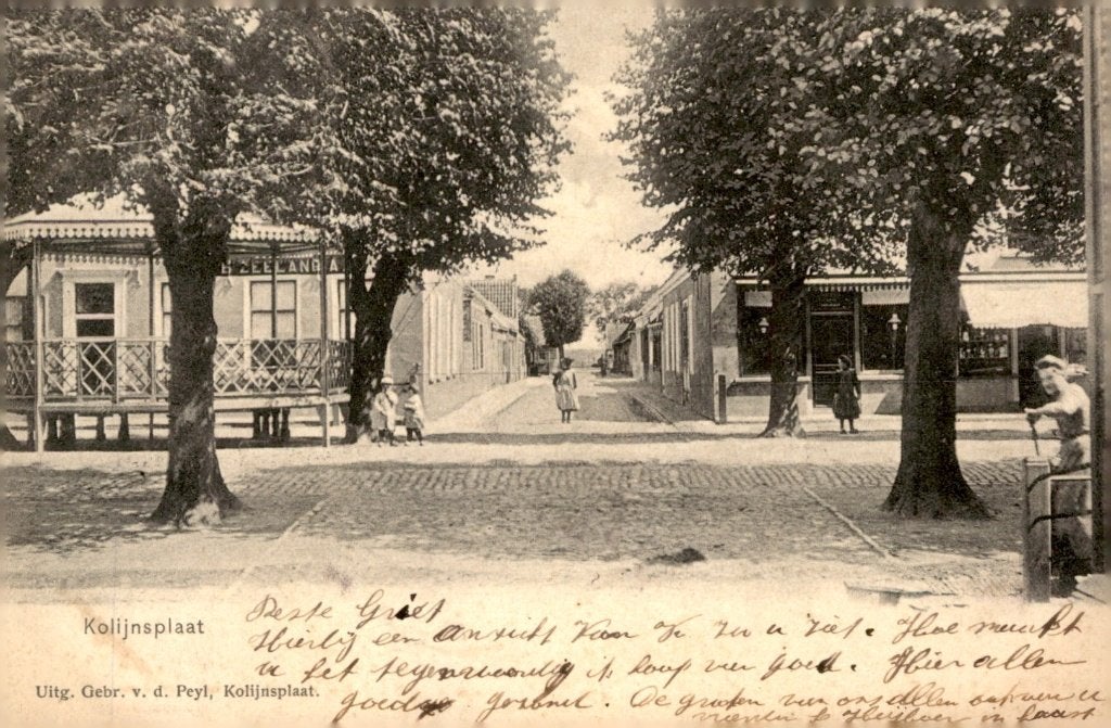 Colijnsplaat Dorpsgezicht # 24, Verzenden, Voor 1920, Gelopen, Zeeland
