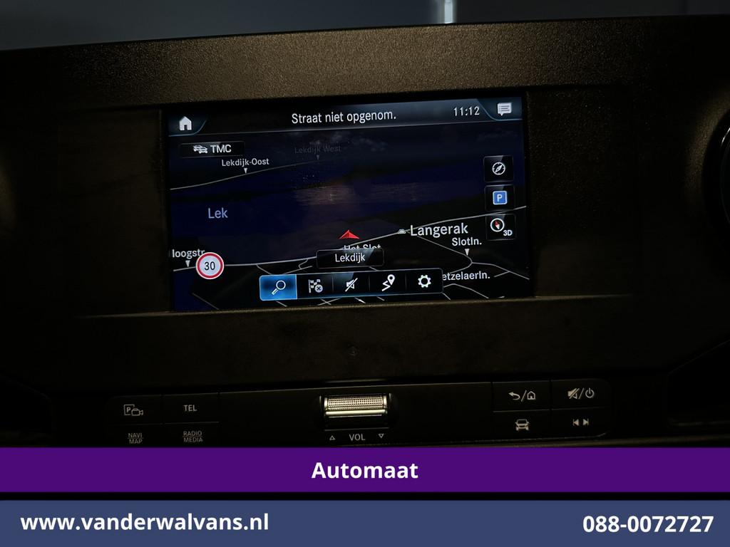 Mercedes-Benz Sprinter 214 CDI 143pk 9G-Tronic Automaat L2H2, Stof, Gebruikt, Blauw, Multifunctioneel stuurwiel