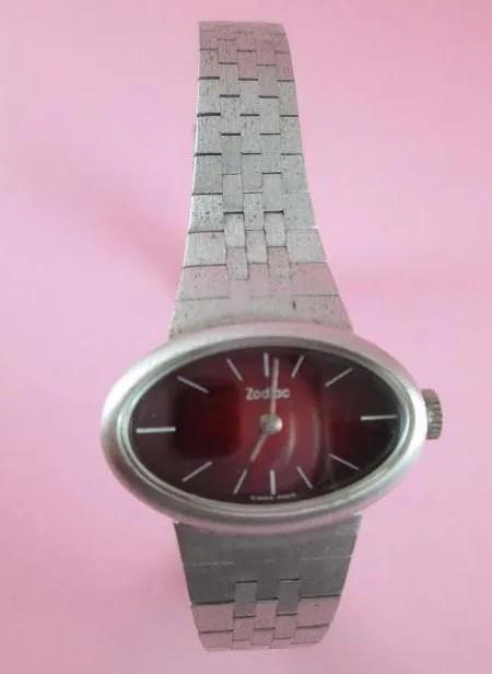 Zodiac Vintage Dames Horloge - In Geniale Staat, Overige merken, Staal, Staal, Polshorloge