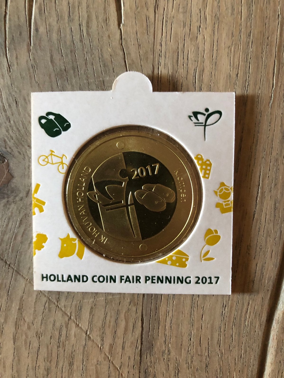 Holland Coin Fair Penning 2017 -in munthouder KNM, Ophalen of Verzenden