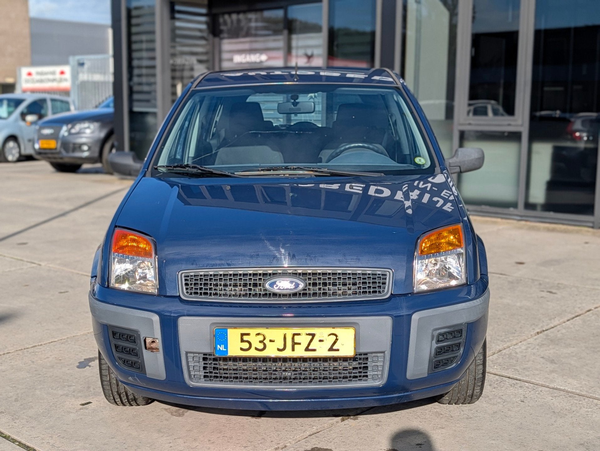 Ford Fusion 1.4-16V Cool & Sound - Airco, Auto's, Voorwielaandrijving, Gebruikt, Blauw, 49 €/maand
