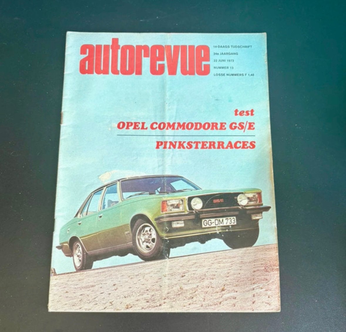 Vintage Autorevue 1973 Opel Commodore GS/E & Pinksterraces!, Boeken, Ophalen of Verzenden, Gelezen, Opel