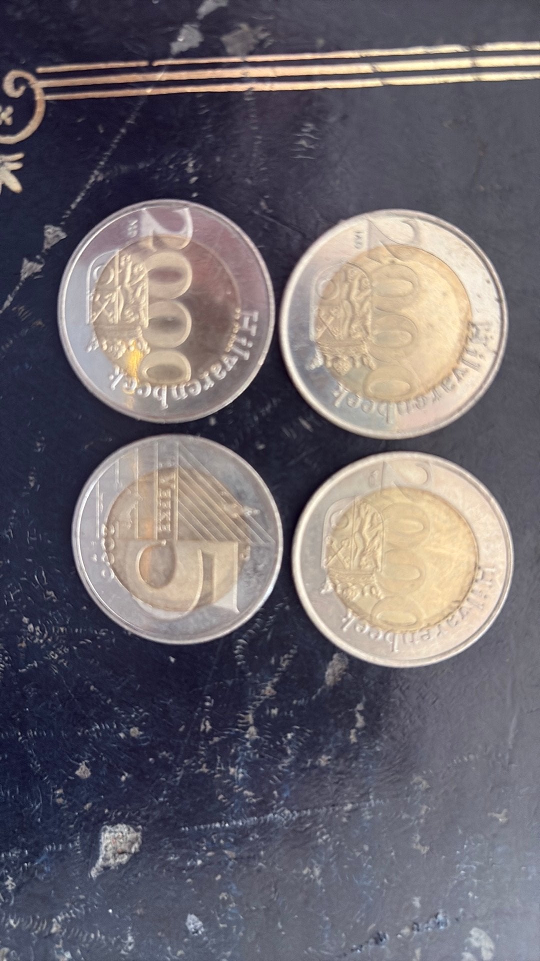 Vier munten Hilvarenbeek voor verzamelaar, Postzegels en Munten, Munten | Europa | Euromunten, Ophalen of Verzenden, 2 euro