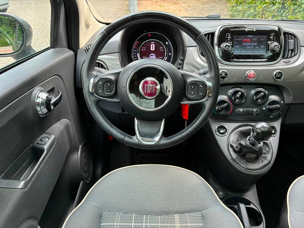 Fiat 500 1.2 S I Panoramadak I Navigatie, Voorwielaandrijving, Stof, Gebruikt, 4 cilinders