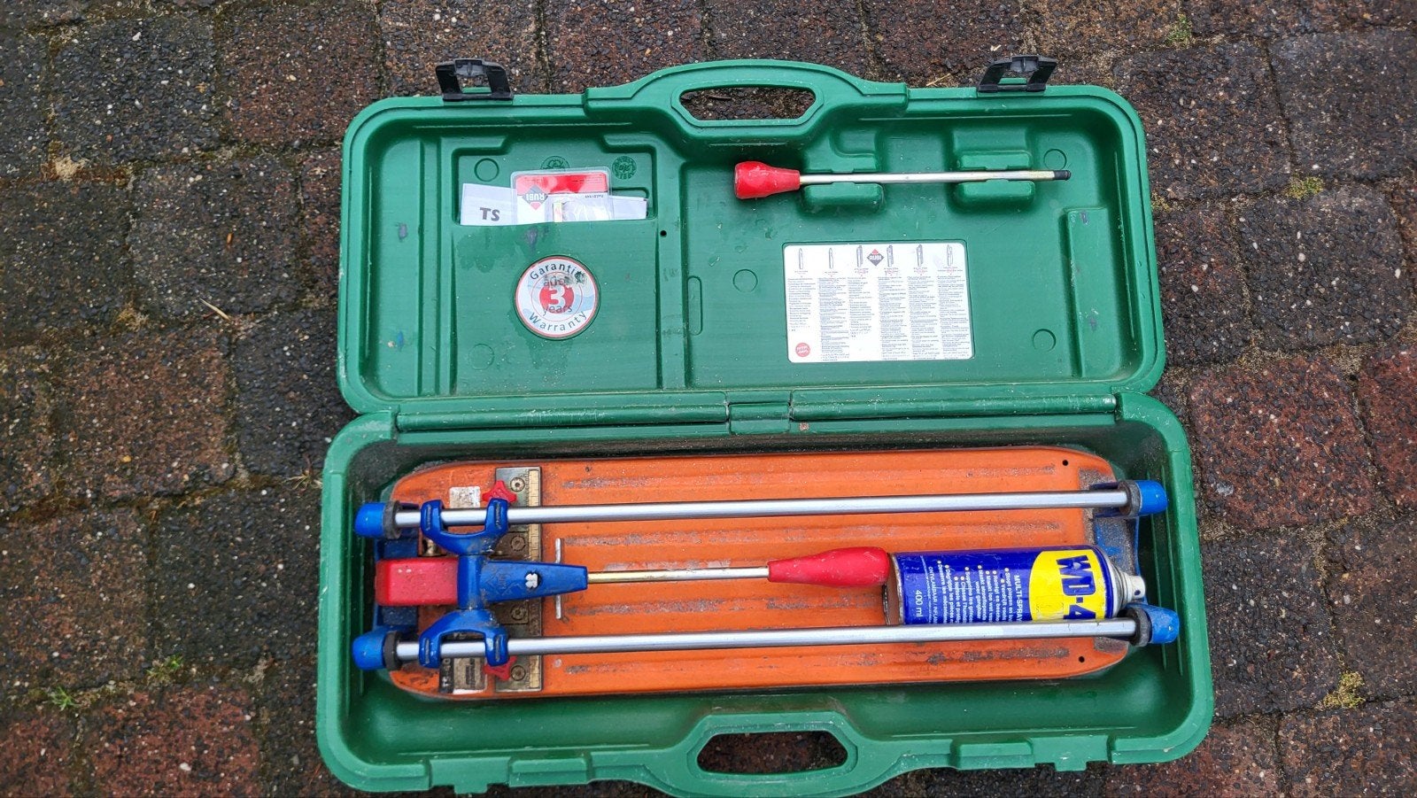 Rubi TS-40 Tegelsnijder in koffer, Ophalen, Gebruikt, Snijgereedschap, Rubi
