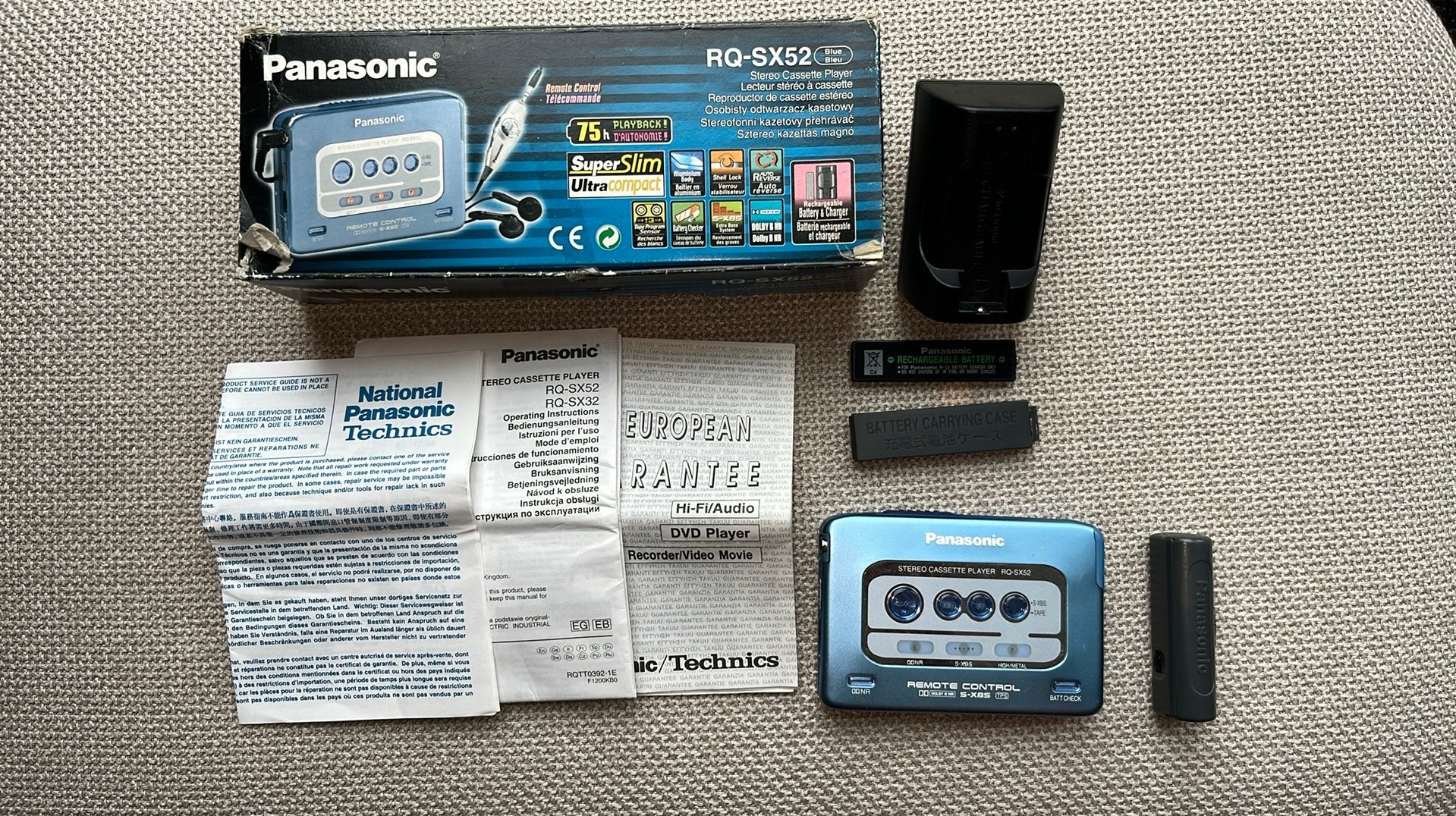 Panasonic rq-sx52 stereo cassette player, Audio, Tv en Foto, Ophalen of Verzenden, Walkman