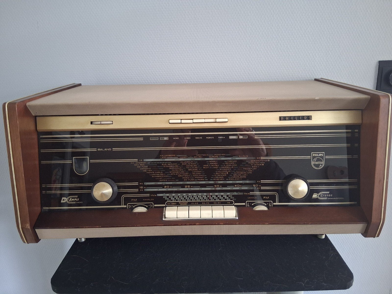 Philips buizenradio type B6X04A. PL16294., Ophalen, Gebruikt, Radio