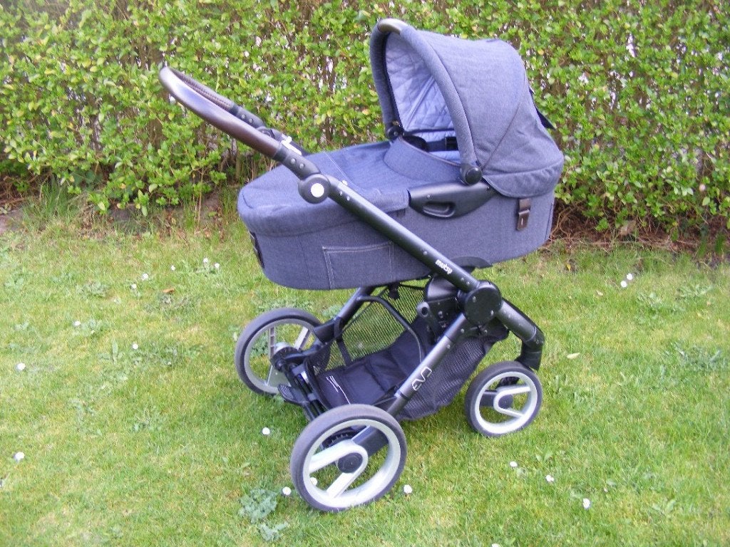Mutsy Evo Farmer Combi Kinderwagen Denim, Ophalen, Gebruikt, Combiwagen, Mutsy