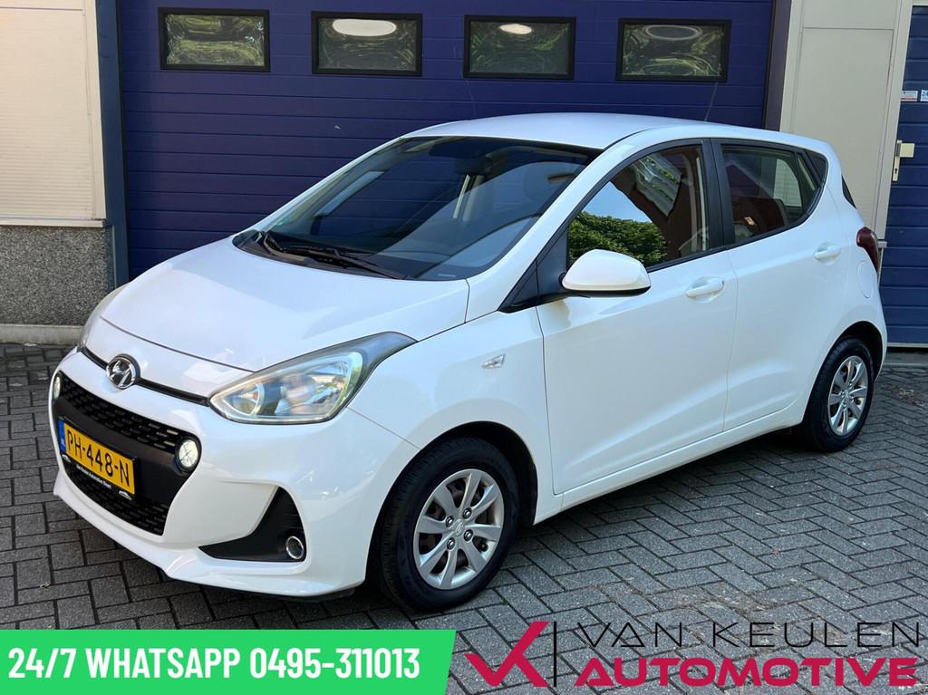 Hyundai i10 1.0i Comfort l Airco l Navi l 1e eigenaar!, Voorwielaandrijving, Stof, Gebruikt, 4 stoelen