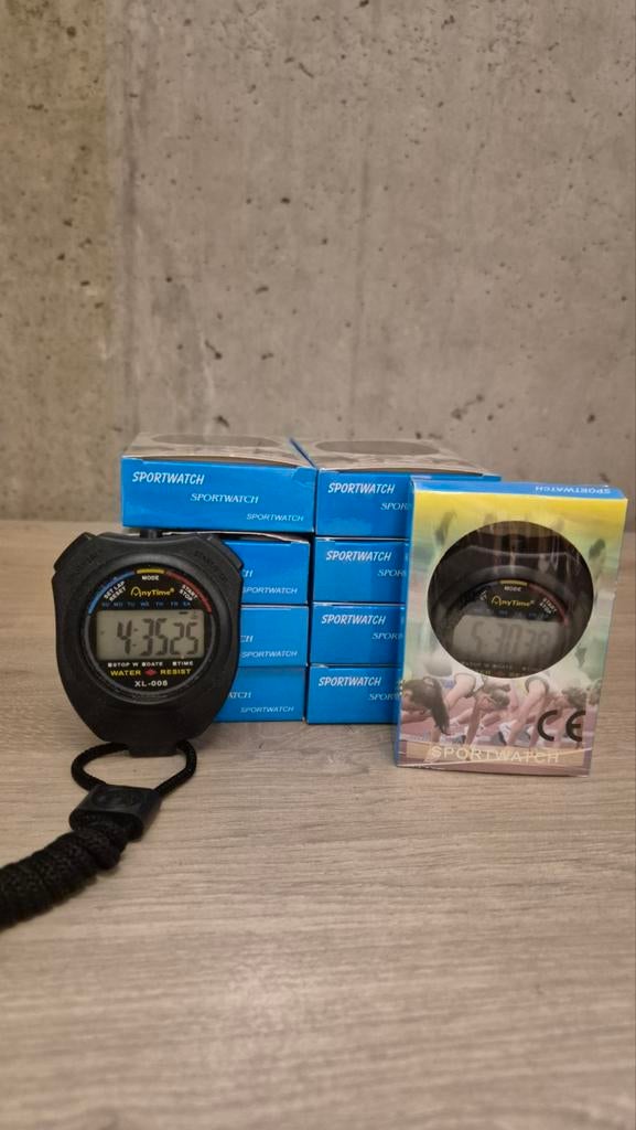 Sport Stopwatch 10 stuks, Ophalen of Verzenden