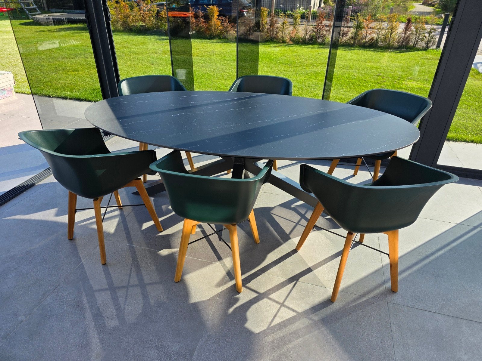 Hartman Xander Keramische Eettafel - Nieuw - 220 x 120, Huis en Inrichting, Ophalen, 100 tot 150 cm, Vijf personen of meer, Ovaal