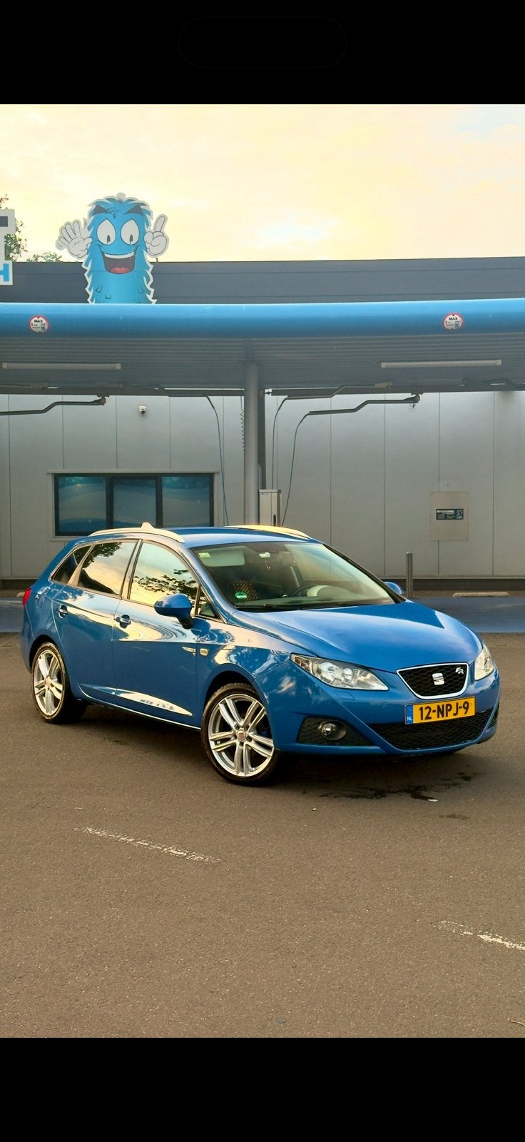 Seat Ibiza 1.2TDI 55KW Ecomotive ST 2010 Blauw, Auto's, Voorwielaandrijving, Euro 5, Zwart, 1199 cc